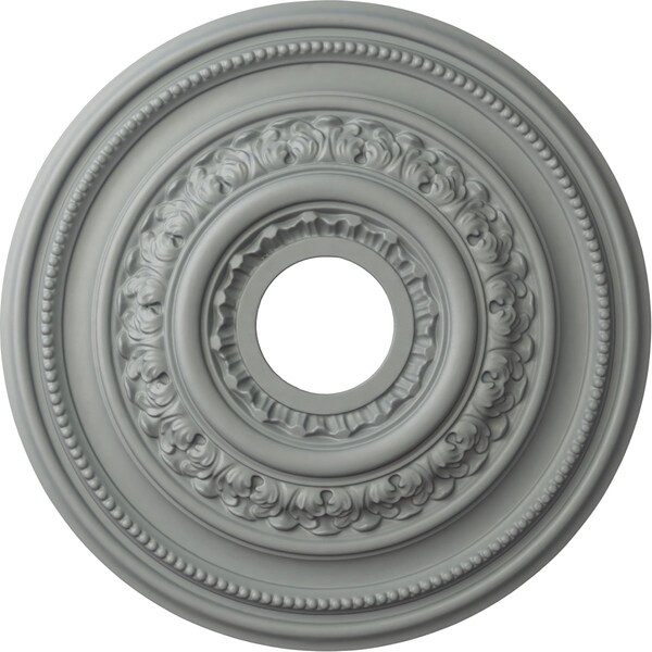 Ekena Millwork Orleans Ceiling Medallion (Fits Canopies up to 4 5/8"), 17 5/8"OD X 3 5/8"ID X 1 7/8"P, Primed White CM17OL - main